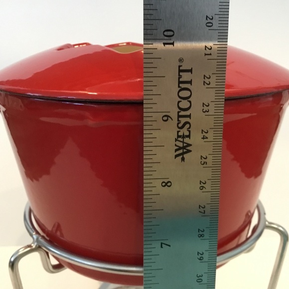 Cuisinart Cast Iron Fondue Pot Red - Picture 8 of 10